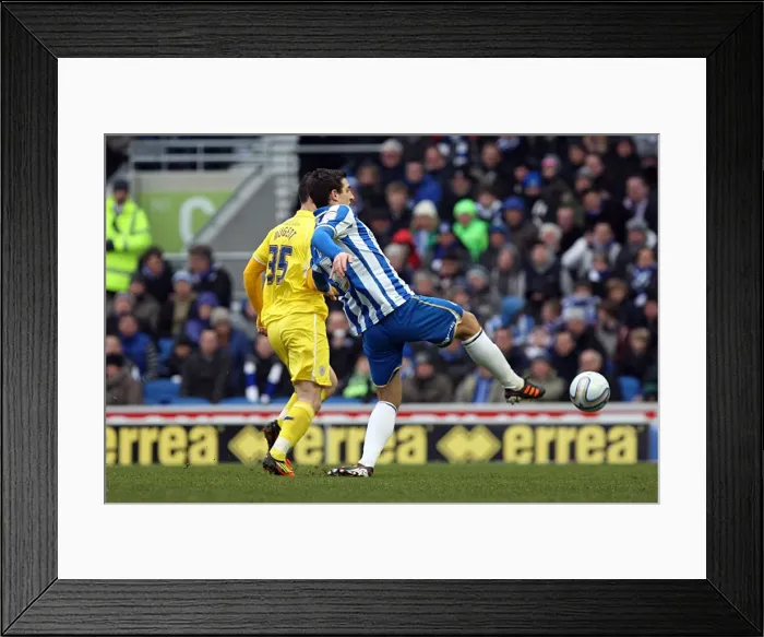 Framed Print : Brighton & Hove Albion vs Leicester City (2011-12): A Past Season's Home Game