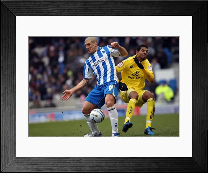 Framed Print : Nostalgic Look Back: Brighton & Hove Albion vs. Leicester City (04-02-12) - 2011-12 Home Season Framed Print : Nostalgic Look Back: Brighton & Hove Albion vs. Leicester City (04-02-12) - 2011-12 Home Season