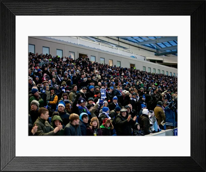 Framed Print : Brighton & Hove Albion vs. Leicester City (04-02-12): A Look Back at Our 2011-12 Home Season Framed Print : Brighton & Hove Albion vs. Leicester City (04-02-12): A Look Back at Our 2011-12 Home Season