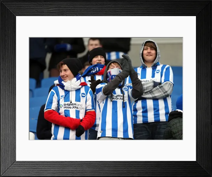 Framed Print : Brighton & Hove Albion vs. Leicester City (04-02-12): A Look Back at Our 2011-12 Home Season Framed Print : Brighton & Hove Albion vs. Leicester City (04-02-12): A Look Back at Our 2011-12 Home Season