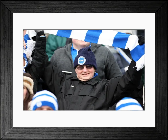 Framed Print : Brighton & Hove Albion vs. Leicester City (04-02-12): A Look Back at Our 2011-12 Home Season Framed Print : Brighton & Hove Albion vs. Leicester City (04-02-12): A Look Back at Our 2011-12 Home Season
