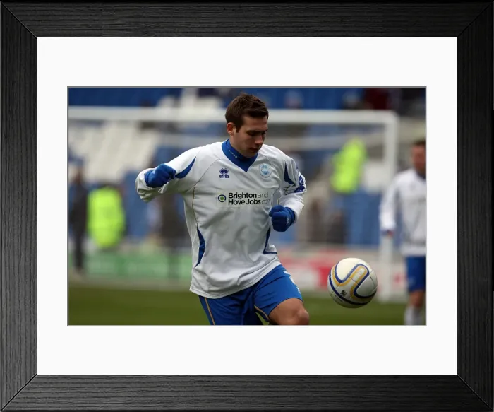 Framed Print : Brighton & Hove Albion vs. Leicester City (04-02-12) - A Look Back at Our 2011-12 Home Season Framed Print : Brighton & Hove Albion vs. Leicester City (04-02-12) - A Look Back at Our 2011-12 Home Season