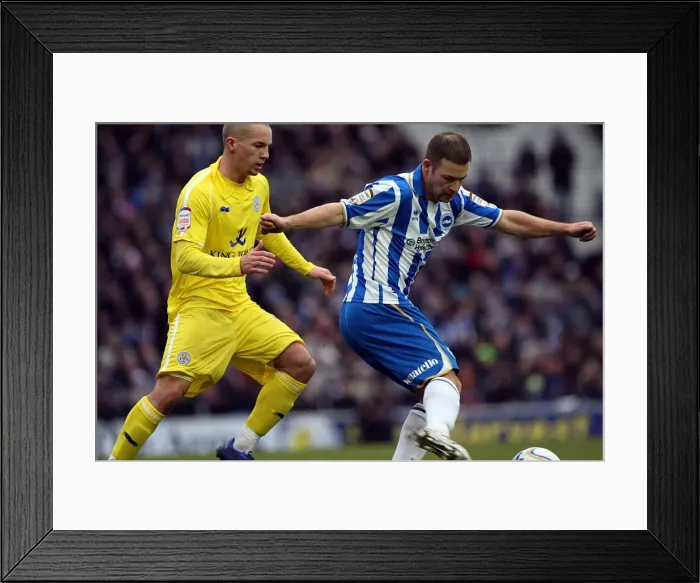 Framed Print : Brighton & Hove Albion vs. Leicester City (04-02-12): A Nostalgic Look Back at the 2011-12 Home Season - Leicester City Game Framed Print : Brighton & Hove Albion vs. Leicester City (04-02-12): A Nostalgic Look Back at the 2011-12 Home Season - Leicester City Game