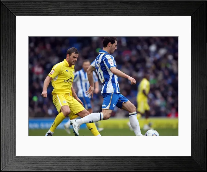 Framed Print : Brighton & Hove Albion vs. Leicester City (04-02-12): A Glimpse into the 2011-12 Home Season Framed Print : Brighton & Hove Albion vs. Leicester City (04-02-12): A Glimpse into the 2011-12 Home Season