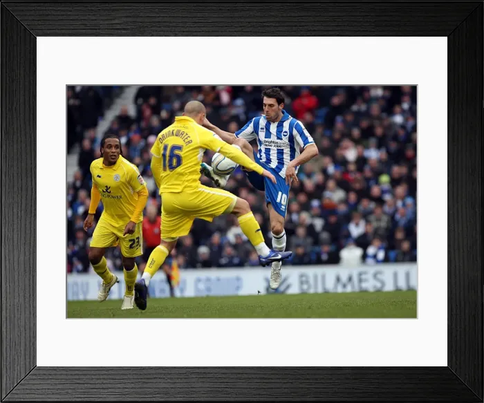 Framed Print : Brighton & Hove Albion vs. Leicester City (04-02-12): A Glimpse into the 2011-12 Home Season Framed Print : Brighton & Hove Albion vs. Leicester City (04-02-12): A Glimpse into the 2011-12 Home Season
