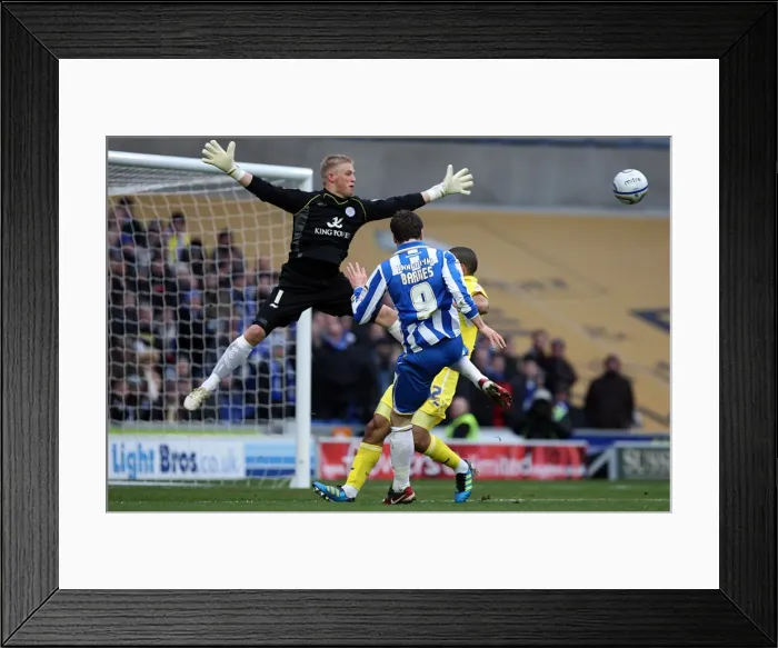 Framed Print : Brighton & Hove Albion vs. Leicester City (04-02-12) - A Glimpse into the 2011-12 Home Season Framed Print : Brighton & Hove Albion vs. Leicester City (04-02-12) - A Glimpse into the 2011-12 Home Season