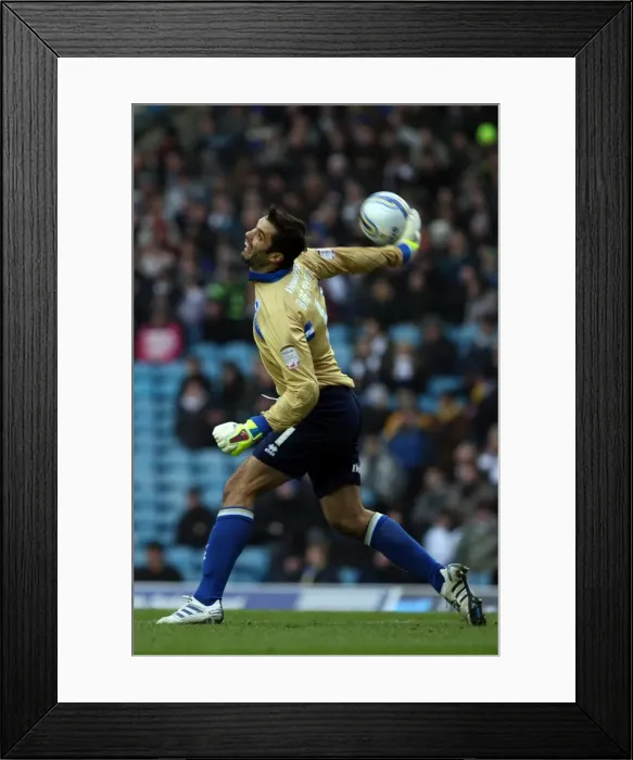 Framed Print : Thrilling Encounter: Brighton & Hove Albion vs. Leeds United (Away) - 2011-12 Season