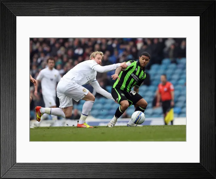 Framed Print : 2011-12 Away Game: Brighton & Hove Albion vs. Leeds United Framed Print : 2011-12 Away Game: Brighton & Hove Albion vs. Leeds United