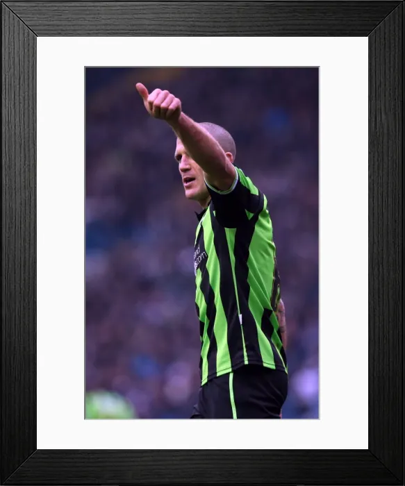 Framed Print : Brighton & Hove Albion vs. Leeds United: A Football Battle (2011-12) Framed Print : Brighton & Hove Albion vs. Leeds United: A Football Battle (2011-12)