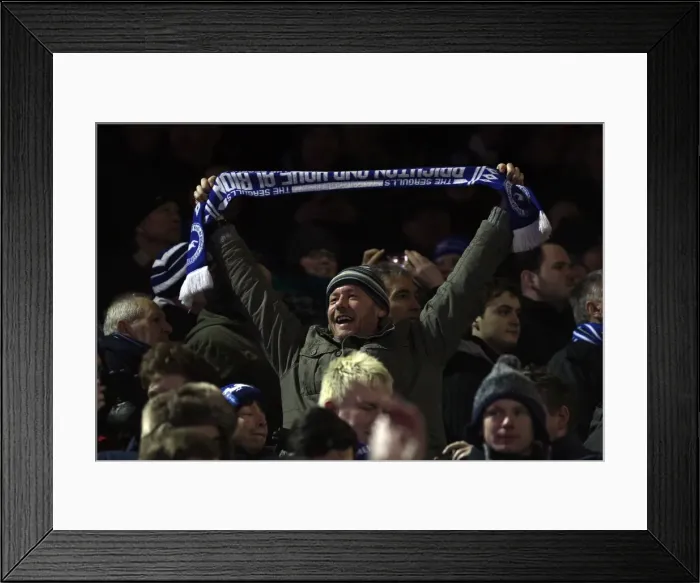 Framed Print : Brighton & Hove Albion vs. Leeds United: 2011-12 Away Game Highlights