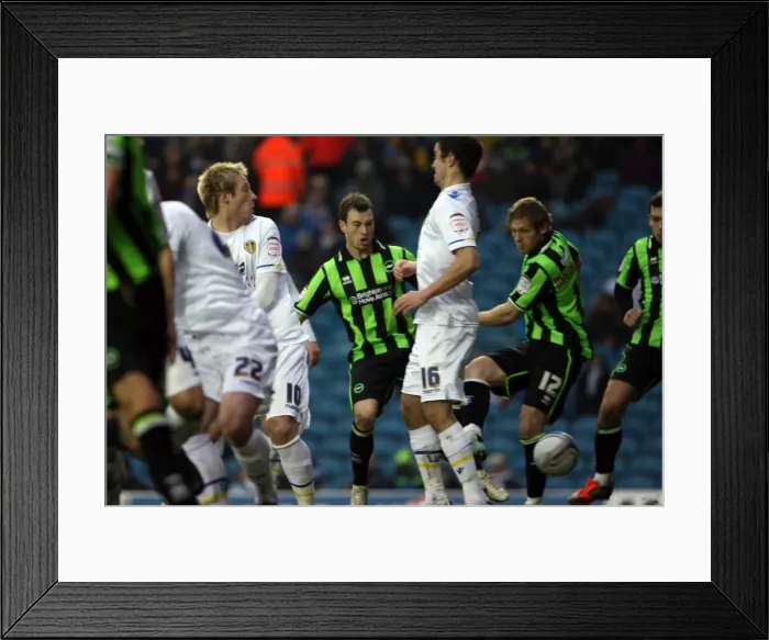 Framed Print : Flashback: Thrilling Football Action - Brighton & Hove Albion vs. Leeds United (Away), 11-02-12 (Season 2011-12) Framed Print : Flashback: Thrilling Football Action - Brighton & Hove Albion vs. Leeds United (Away), 11-02-12 (Season 2011-12)