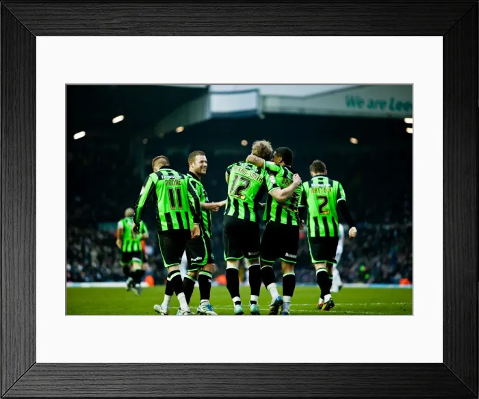 Framed Print : A Glance Back: Exciting 2011-12 Encounter - Brighton & Hove Albion vs. Leeds United Framed Print : A Glance Back: Exciting 2011-12 Encounter - Brighton & Hove Albion vs. Leeds United