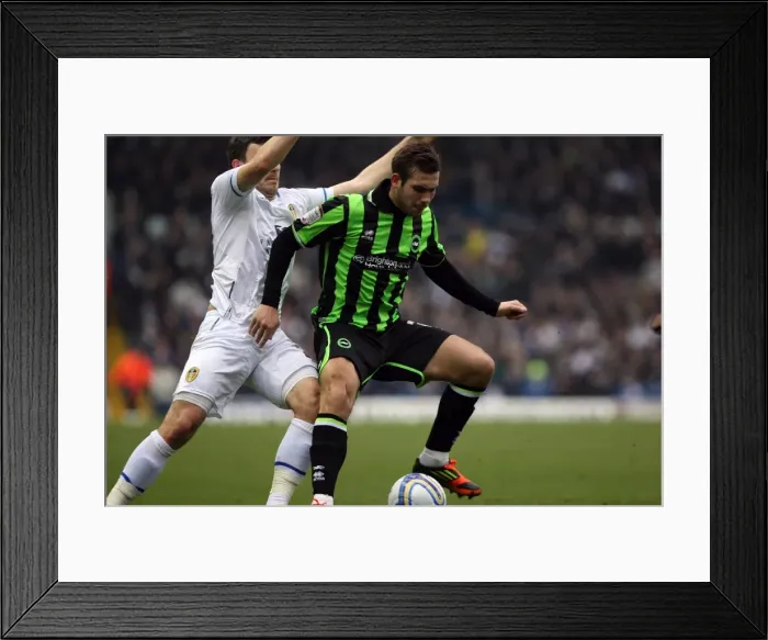 Framed Print : Brighton & Hove Albion vs. Leeds United: A Football Battle - 2011-12 Season Framed Print : Brighton & Hove Albion vs. Leeds United: A Football Battle - 2011-12 Season