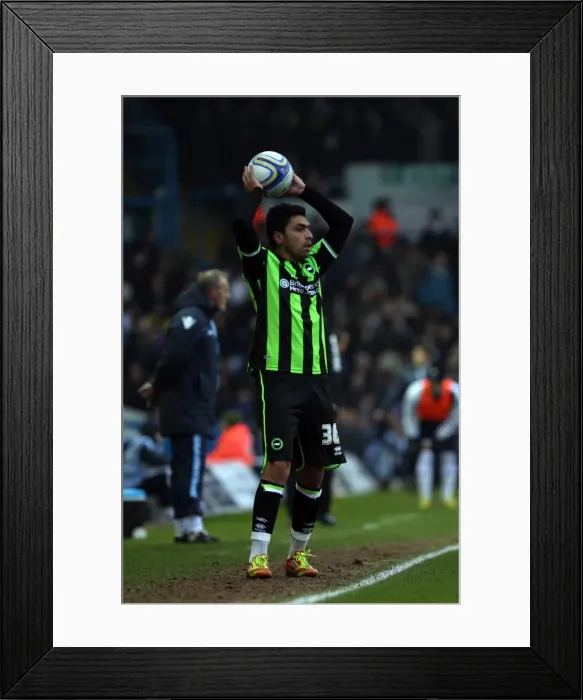 Framed Print : Brighton & Hove Albion vs. Leeds United: Away Game - Football Battle (11-02-12) Framed Print : Brighton & Hove Albion vs. Leeds United: Away Game - Football Battle (11-02-12)