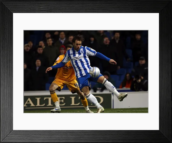 Framed Print : Brighton & Hove Albion vs. Millwall: A Historic 2011-12 Home Game Framed Print : Brighton & Hove Albion vs. Millwall: A Historic 2011-12 Home Game