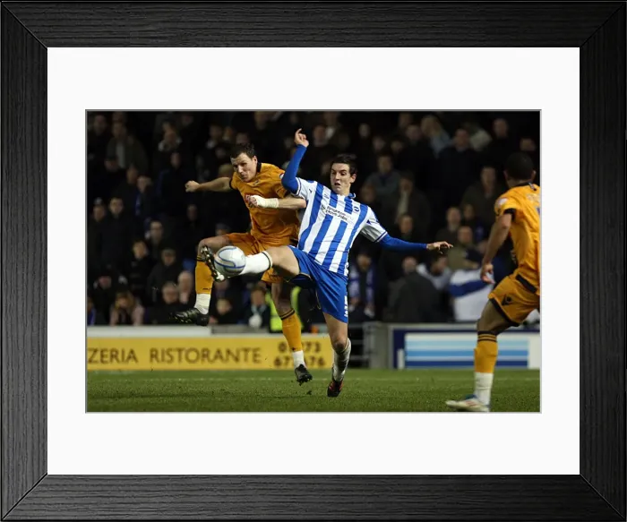 Framed Print : A Historic 14-February-2012 Home Game: Brighton & Hove Albion vs. Millwall (Season 2011-12) Framed Print : A Historic 14-February-2012 Home Game: Brighton & Hove Albion vs. Millwall (Season 2011-12)