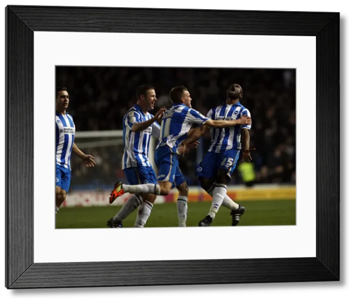 Framed Print : Brighton & Hove Albion vs. Millwall: A Historic 2011-12 Home Game Framed Print : Brighton & Hove Albion vs. Millwall: A Historic 2011-12 Home Game