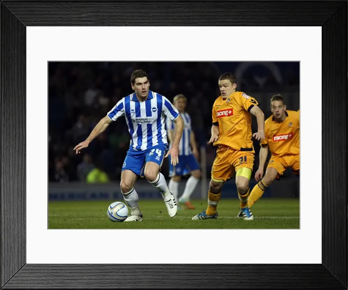 Framed Print : A Memorable Home Game: Brighton & Hove Albion vs. Millwall (February 14, 2012) - Season 2011-12 Framed Print : A Memorable Home Game: Brighton & Hove Albion vs. Millwall (February 14, 2012) - Season 2011-12