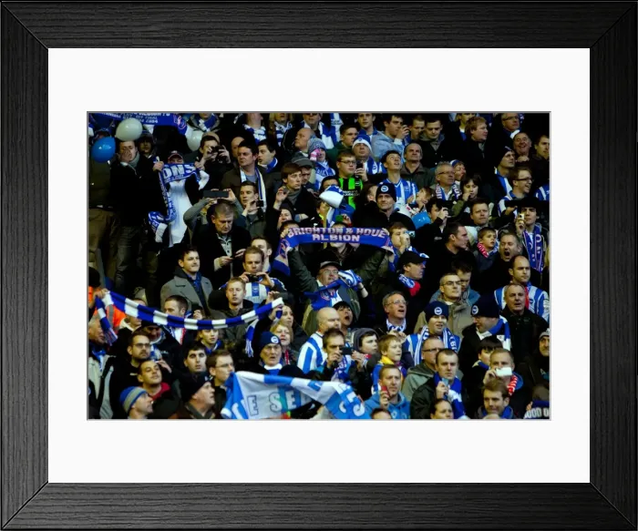 Framed Print : Brighton & Hove Albion vs. Liverpool: 2011-12 FA Cup Away Game Framed Print : Brighton & Hove Albion vs. Liverpool: 2011-12 FA Cup Away Game