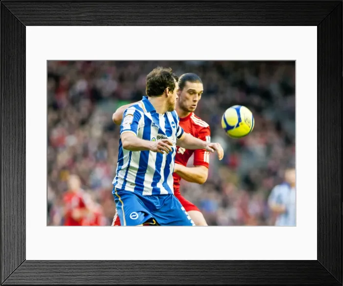 Framed Print : Brighton & Hove Albion vs. Liverpool (FA Cup, 2011-12): Away Game at Anfield Framed Print : Brighton & Hove Albion vs. Liverpool (FA Cup, 2011-12): Away Game at Anfield