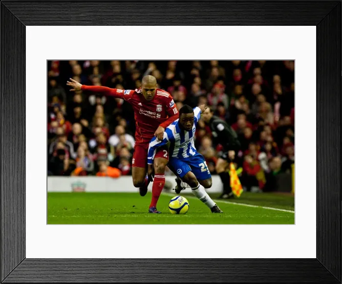 Framed Print : Brighton & Hove Albion vs. Liverpool: 2011-12 FA Cup Away Game Framed Print : Brighton & Hove Albion vs. Liverpool: 2011-12 FA Cup Away Game