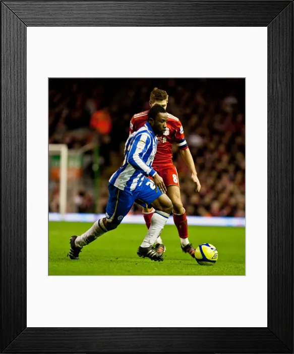 Framed Print : Brighton & Hove Albion vs. Liverpool (FA Cup, 2011-12): Away Game Framed Print : Brighton & Hove Albion vs. Liverpool (FA Cup, 2011-12): Away Game