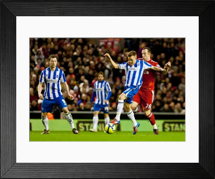 Framed Print : Brighton & Hove Albion vs. Liverpool (FA Cup, 2011-12): Away Game at Anfield Framed Print : Brighton & Hove Albion vs. Liverpool (FA Cup, 2011-12): Away Game at Anfield