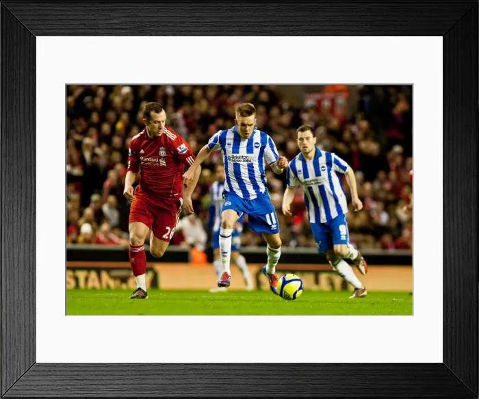 Framed Print : Brighton & Hove Albion vs. Liverpool - FA Cup 2011-12: Away Game Framed Print : Brighton & Hove Albion vs. Liverpool - FA Cup 2011-12: Away Game