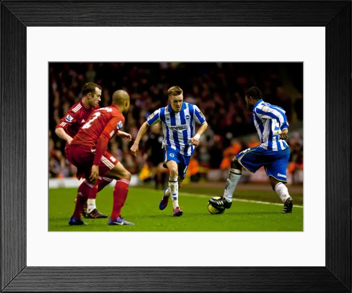 Framed Print : Brighton & Hove Albion vs. Liverpool (FA Cup, 2011-12): Away Game Framed Print : Brighton & Hove Albion vs. Liverpool (FA Cup, 2011-12): Away Game
