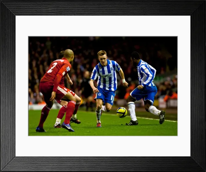 Framed Print : Brighton & Hove Albion vs. Liverpool (FA Cup, 2011-12): Away Game Framed Print : Brighton & Hove Albion vs. Liverpool (FA Cup, 2011-12): Away Game