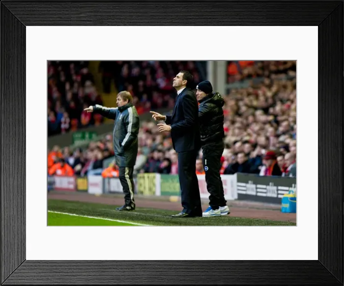 Framed Print : Brighton & Hove Albion vs. Liverpool (FA Cup, 2011-12): Away Game Framed Print : Brighton & Hove Albion vs. Liverpool (FA Cup, 2011-12): Away Game
