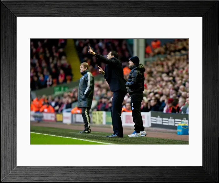 Framed Print : Brighton & Hove Albion vs. Liverpool (FA Cup, 2011-12): Away Game at Anfield Framed Print : Brighton & Hove Albion vs. Liverpool (FA Cup, 2011-12): Away Game at Anfield