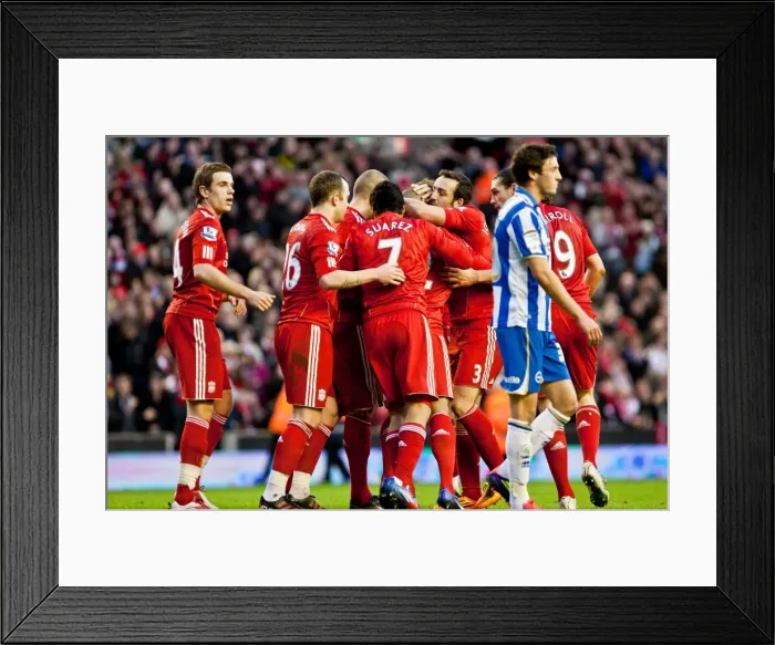 Framed Print : Brighton & Hove Albion vs. Liverpool (FA Cup, 2011-12): Away Game Framed Print : Brighton & Hove Albion vs. Liverpool (FA Cup, 2011-12): Away Game