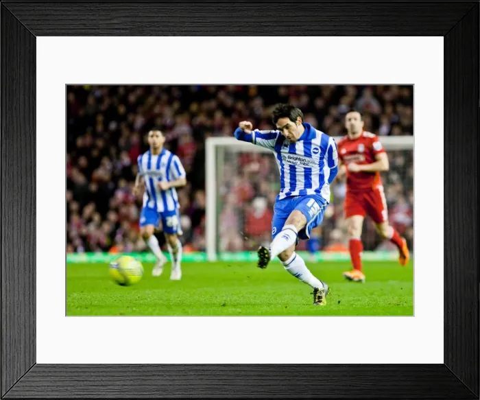 Framed Print : Brighton & Hove Albion vs. Liverpool (FA Cup, 2011-12): Away Game Framed Print : Brighton & Hove Albion vs. Liverpool (FA Cup, 2011-12): Away Game