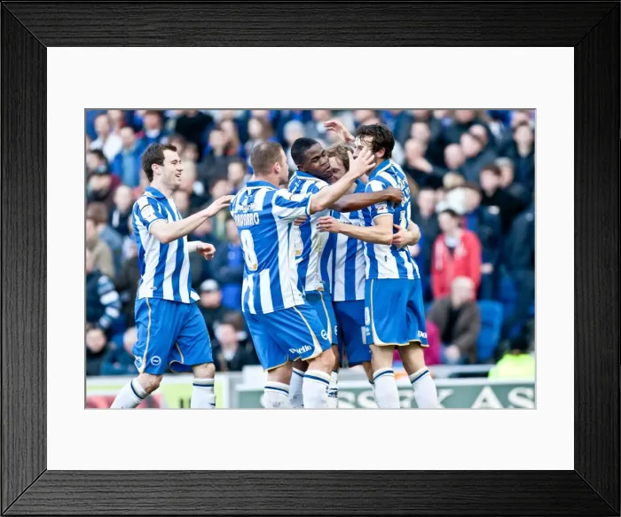 Framed Print : Brighton & Hove Albion vs Ipswich Town (25-12-2012): A Nostalgic Look Back at the 2011-12 Home Season - Ipswich Town Game