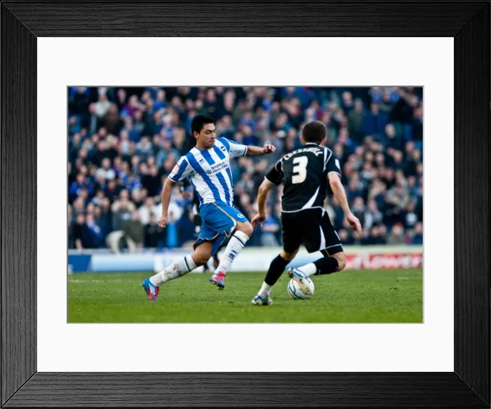 Framed Print : Brighton & Hove Albion vs Ipswich Town (25-12-2012): A Look Back at the 2011-12 Home Season - Ipswich Town Match