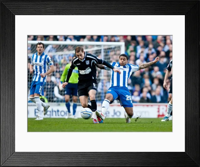 Framed Print : Brighton & Hove Albion vs Ipswich Town (25-12-2012): A Nostalgic Look Back at the 2011-12 Home Season - Ipswich Town Game Framed Print : Brighton & Hove Albion vs Ipswich Town (25-12-2012): A Nostalgic Look Back at the 2011-12 Home Season - Ipswich Town Game