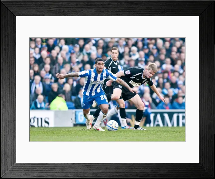 Framed Print : Brighton And Hove Albion Past Seasons: Season 2011-12: 2011-12 Home Games: Ipswich Town - 25-12-2012