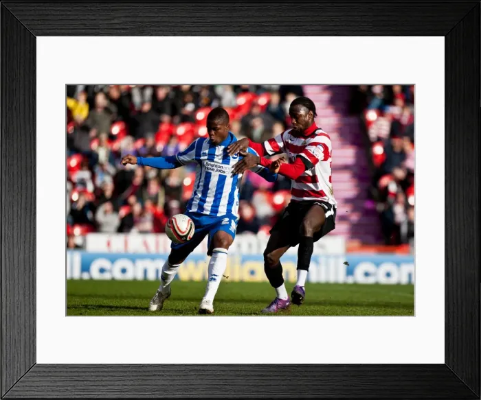 Framed Print : Brighton & Hove Albion vs Doncaster Rovers (Away): March 3, 2012