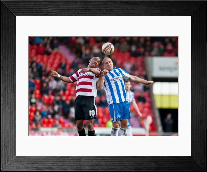 Framed Print : Brighton & Hove Albion vs Doncaster Rovers: A Look Back at the Exciting 2011-12 Season Away Game