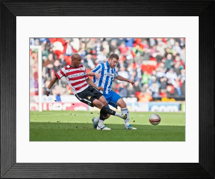 Framed Print : Brighton & Hove Albion vs Doncaster Rovers: Navarro and Diof in Intense Possession Battle, Npower Championship 2012 Framed Print : Brighton & Hove Albion vs Doncaster Rovers: Navarro and Diof in Intense Possession Battle, Npower Championship 2012