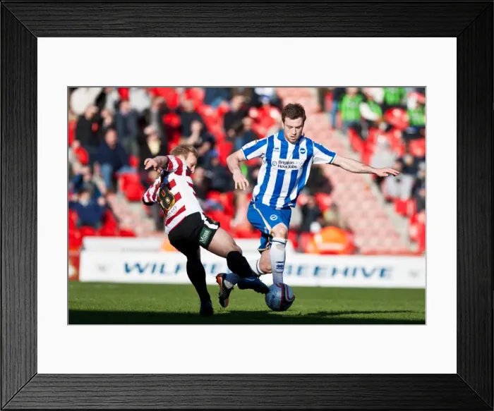 Framed Print : Brighton & Hove Albion 2011-12: Away at Doncaster Rovers - March 3, 2012 Framed Print : Brighton & Hove Albion 2011-12: Away at Doncaster Rovers - March 3, 2012
