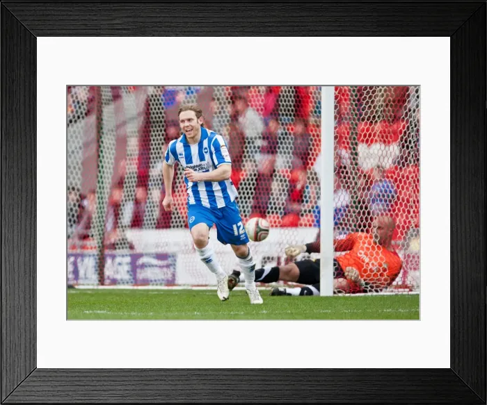 Framed Print : Brighton & Hove Albion's Craig Mackail-Smith Scores First Goal: 1-0 Lead Over Doncaster Rovers (March 3, 2012) Framed Print : Brighton & Hove Albion's Craig Mackail-Smith Scores First Goal: 1-0 Lead Over Doncaster Rovers (March 3, 2012)