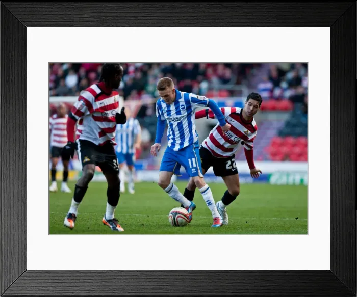 Framed Print : Brighton & Hove Albion vs Doncaster Rovers (Away), 2011-12 Season: Game 3 Framed Print : Brighton & Hove Albion vs Doncaster Rovers (Away), 2011-12 Season: Game 3