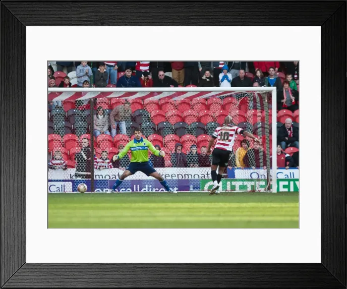 Framed Print : Doncaster Rovers vs. Brighton & Hove Albion: Elhaj Diouf Scores a Penalty to Tie the Npower Championship Match, March 3, 2012 Framed Print : Doncaster Rovers vs. Brighton & Hove Albion: Elhaj Diouf Scores a Penalty to Tie the Npower Championship Match, March 3, 2012