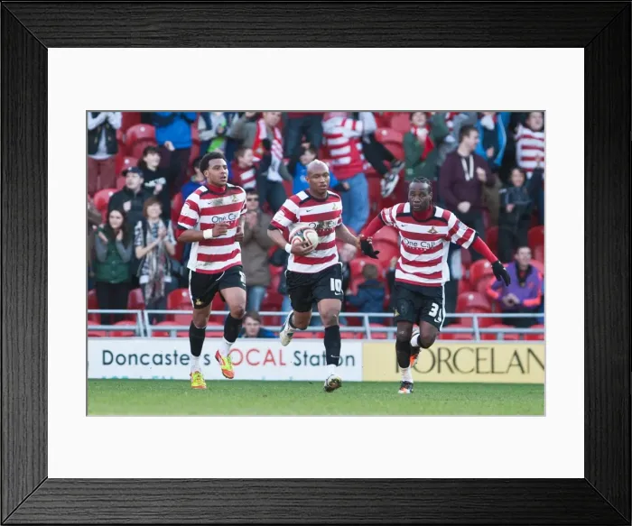 Framed Print : Diof Scores Penalty: Doncaster Rovers 1-1 Brighton & Hove Albion (Npower Championship, March 3, 2012) Framed Print : Diof Scores Penalty: Doncaster Rovers 1-1 Brighton & Hove Albion (Npower Championship, March 3, 2012)