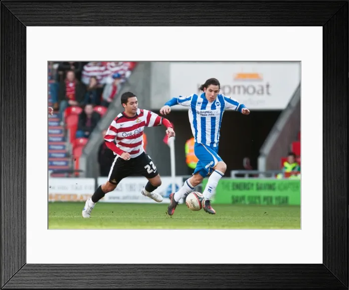Framed Print : Gai Assulin's Debut: Brighton & Hove Albion vs Doncaster Rovers, March 3, 2012 Framed Print : Gai Assulin's Debut: Brighton & Hove Albion vs Doncaster Rovers, March 3, 2012