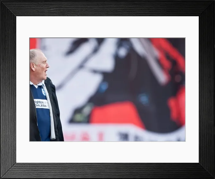 Framed Print : Brighton & Hove Albion at Doncaster Rovers (03-03-12) - Away Game, 2011-12 Season
