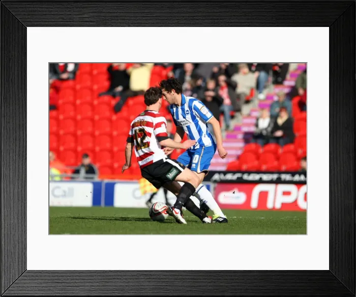 Framed Print : Brighton & Hove Albion's Will Buckley in Action against Doncaster Rovers, Npower Championship, March 3, 2012 Framed Print : Brighton & Hove Albion's Will Buckley in Action against Doncaster Rovers, Npower Championship, March 3, 2012