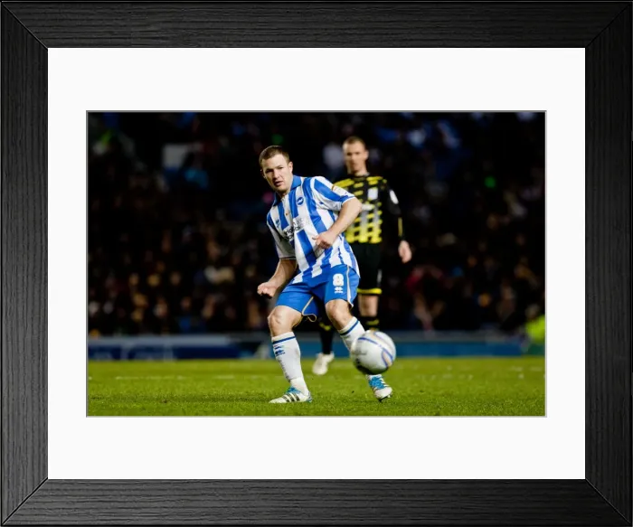 Framed Print : Alan Navarro in Action: Brighton & Hove Albion vs. Cardiff City, March 7, 2012 Framed Print : Alan Navarro in Action: Brighton & Hove Albion vs. Cardiff City, March 7, 2012